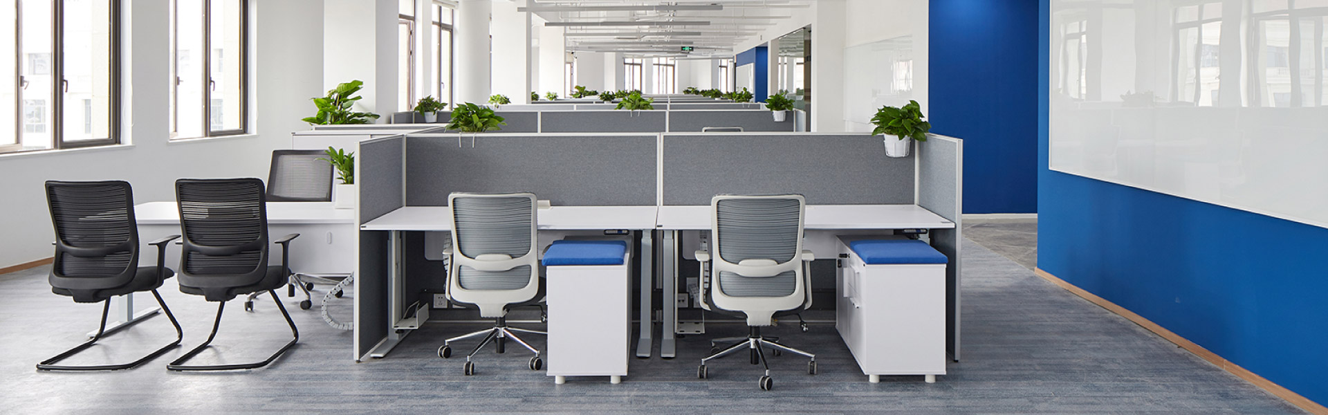 圣奥办公家具为小康工业设计多元化职员办公空间实拍图