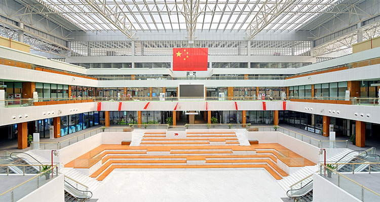 东莞市民中心整体空间 圣奥办公家具设计