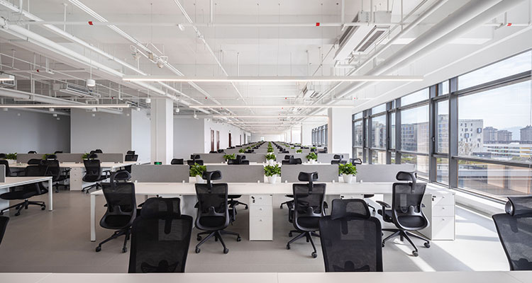 圣奥办公家具为来未来科技有限公司打造高效有序的职员办公空间实拍图