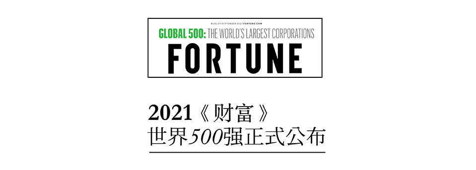 2021世界500强榜单揭晓