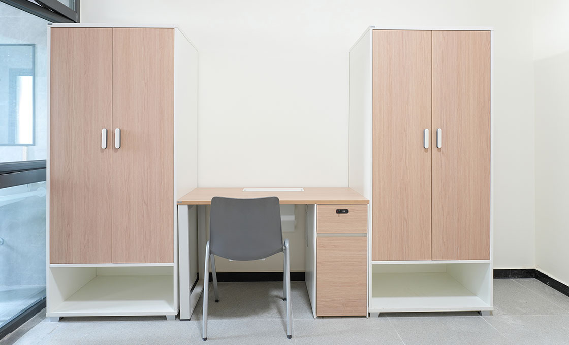 圣奥家具为华中科技大学宿舍设计的定制衣柜 圣奥家具为华中科技大学宿舍设计的定制衣柜