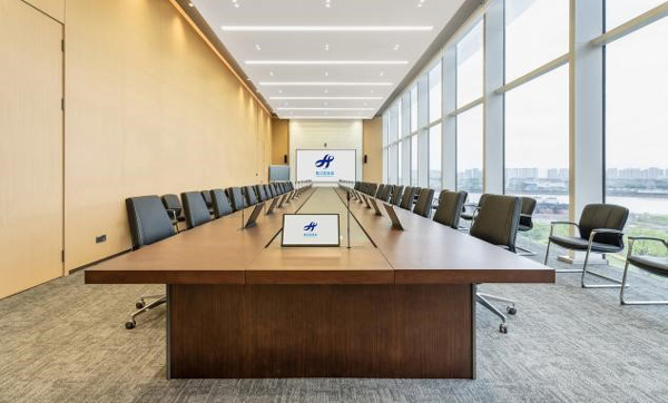 圣奥办公家具为平阳鳌江会展中心打造的会议空间实拍图 圣奥办公家具为平阳鳌江会展中心打造的会议空间实拍图