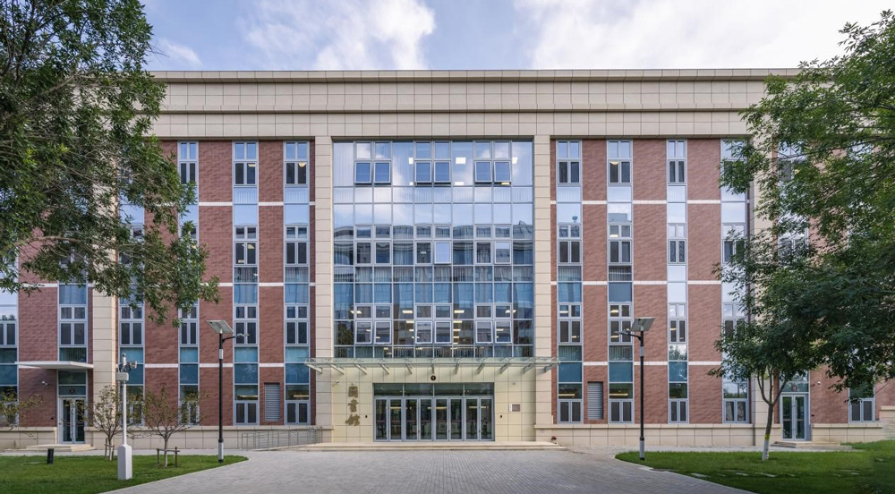 中国社会科学院大学图书馆外景图 中国社会科学院大学图书馆外景图