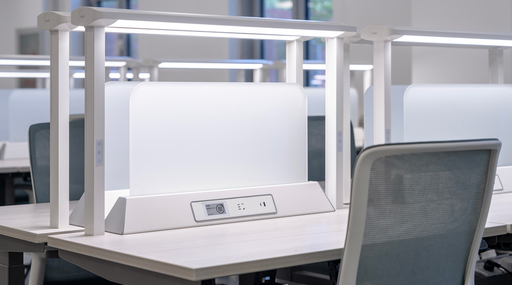 圣奥为中国社会科学院大学图书馆设计的阅览区细节图 圣奥为中国社会科学院大学图书馆设计的阅览区细节图