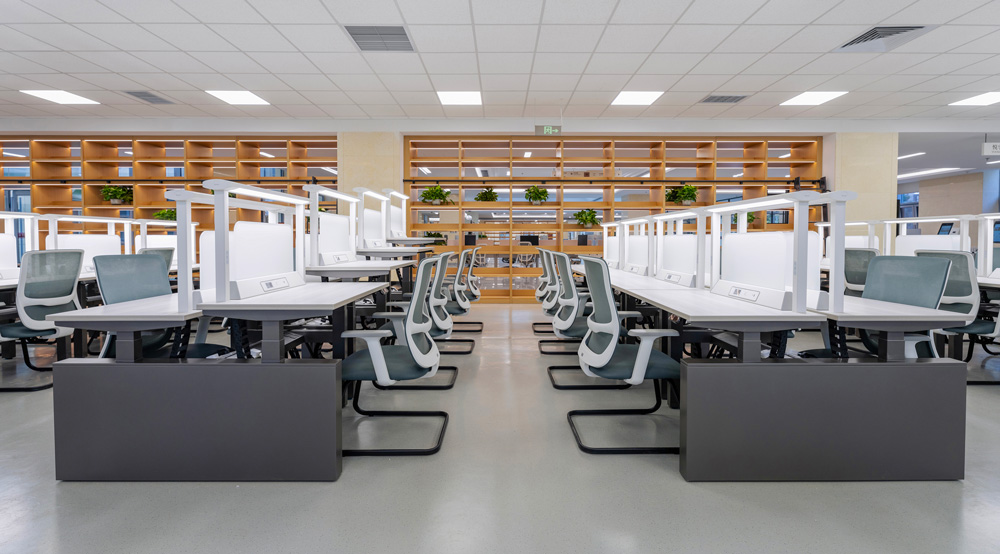 圣奥为中国社会科学院大学图书馆设计的阅览区实拍图 圣奥为中国社会科学院大学图书馆设计的阅览区实拍图