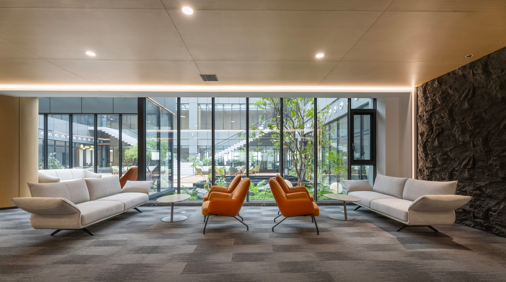 圣奥为双飞无油轴承打造的接待空间实拍图 圣奥为双飞无油轴承打造的接待空间实拍图