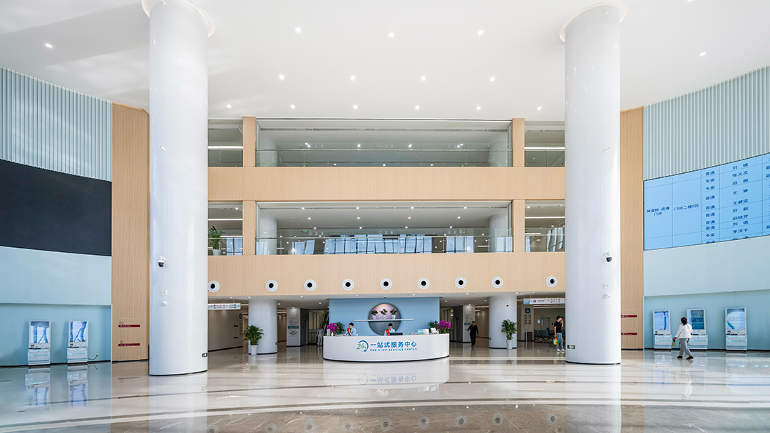 圣奥为西安大兴医院渭水园园区设计的前台大厅 圣奥为西安大兴医院渭水园园区设计的前台大厅