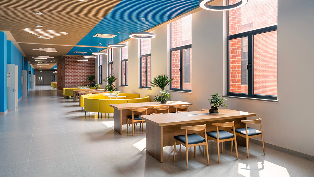 圣奥为中国科学院大学雁栖湖校区设计的阅览空间实拍图 圣奥为中国科学院大学雁栖湖校区设计的阅览空间实拍图