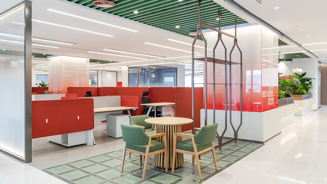 圣奥为太古可口可乐设计的职员空间实拍图 圣奥为太古可口可乐设计的职员空间实拍图