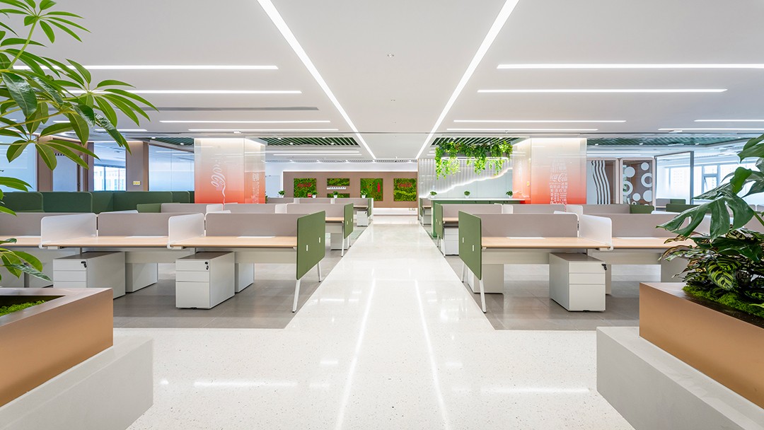 圣奥为太古可口可乐设计的职员空间实拍图 圣奥为太古可口可乐设计的职员空间实拍图