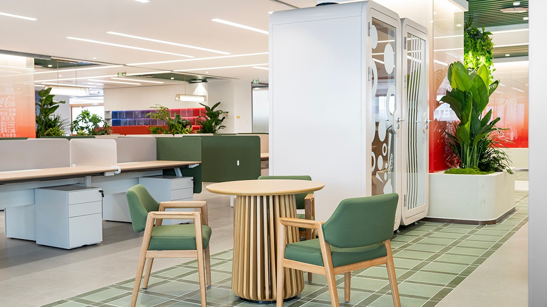 圣奥为太古可口可乐设计的职员空间实拍图 圣奥为太古可口可乐设计的职员空间实拍图