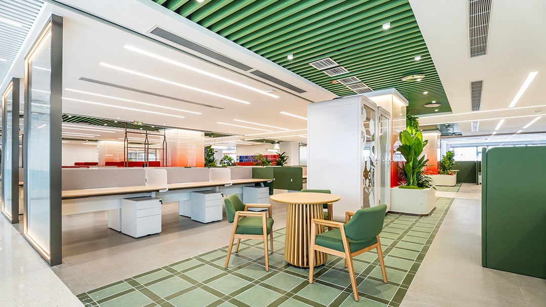 圣奥为太古可口可乐设计的职员空间实拍图 圣奥为太古可口可乐设计的职员空间实拍图