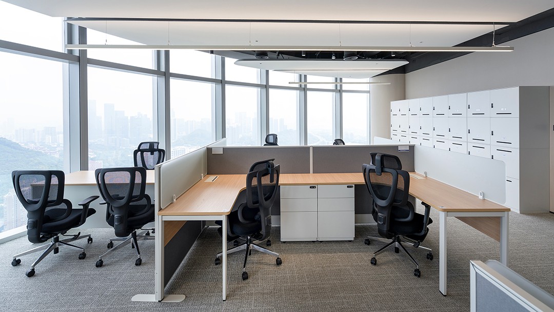 圣奥为华润雪花深圳总部打造的职员空间实拍图